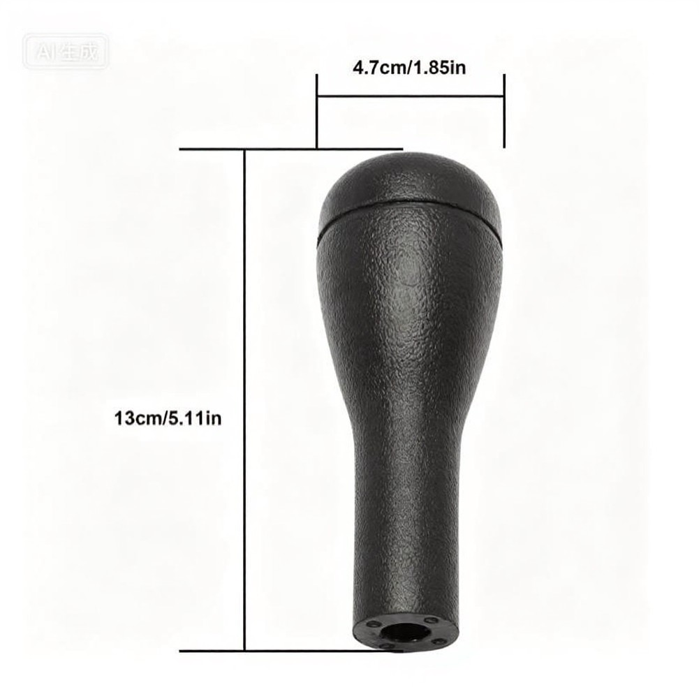 Interior Design And Build - Black Gear Knob Robust Plastic Build