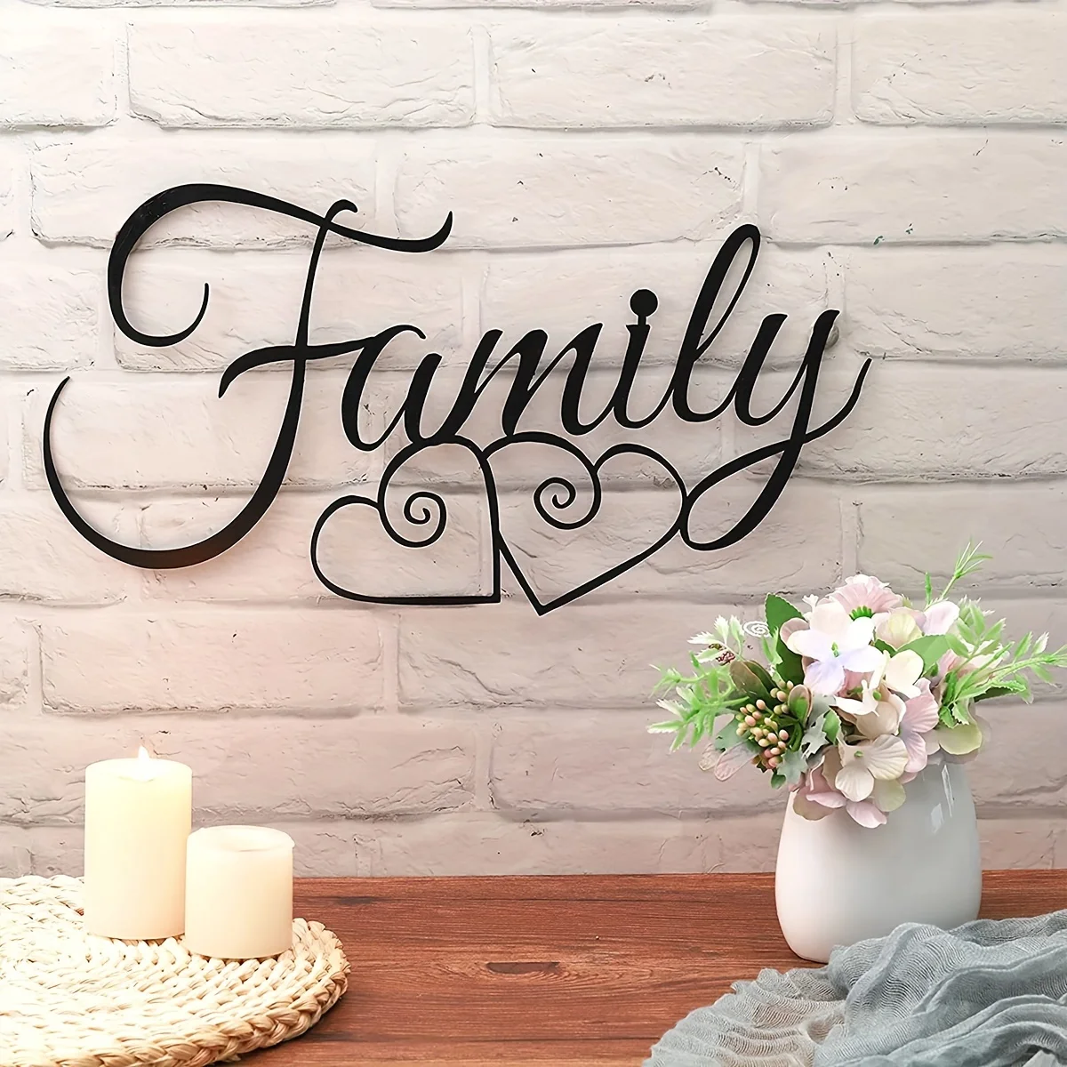 Interior Design Modern - CIFBUY Family Wall Sign Metal Family