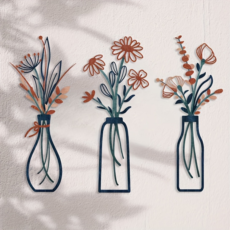 3 Large Floral Wall Art Sculpt - Interior Design Modern review and price