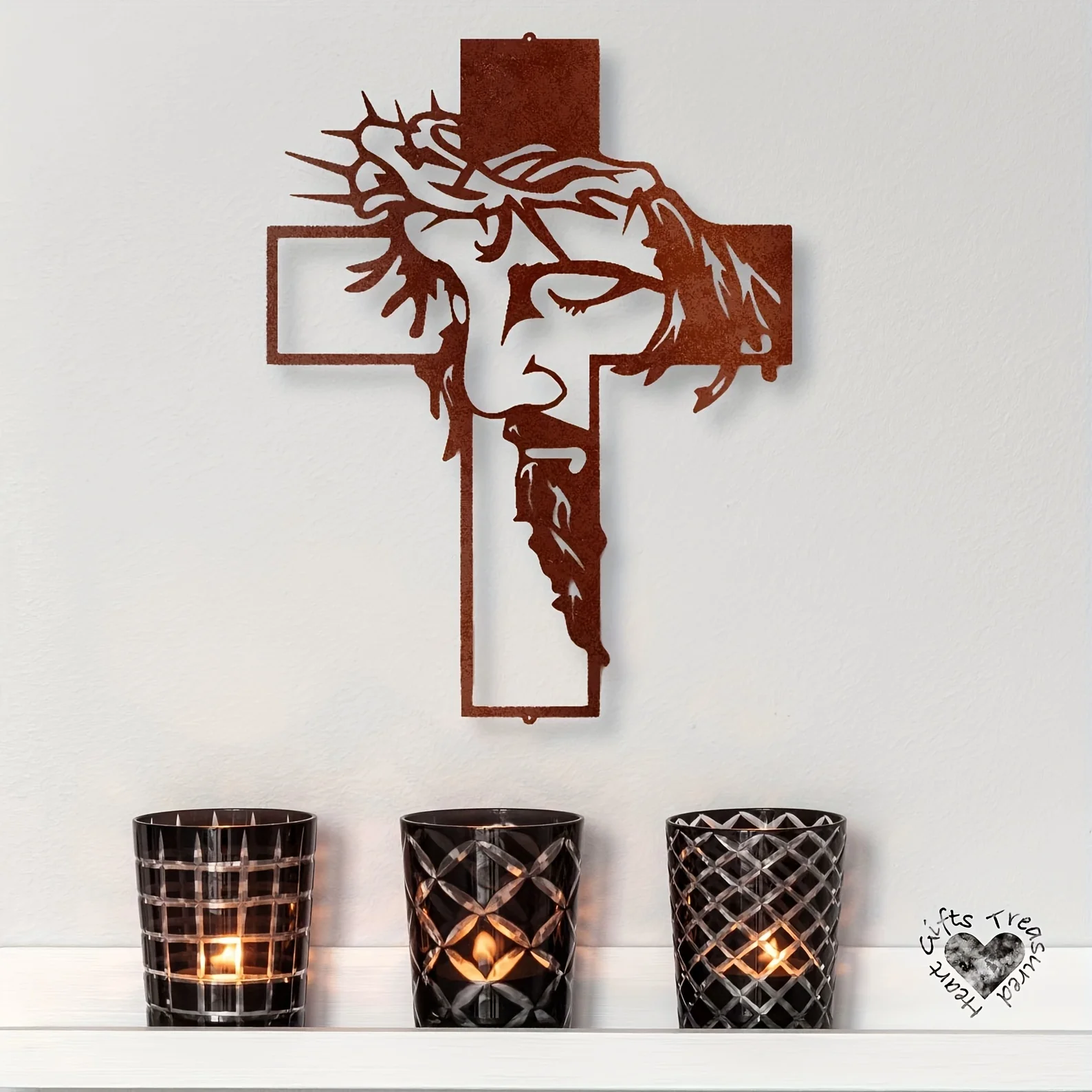 1set Metal Cross Sign Wall Art - Interior Design Modern review and price