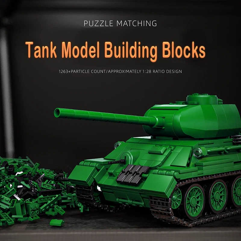 T34-85 Tank Model Kit - 1263PC - Interior Design And Build review and price