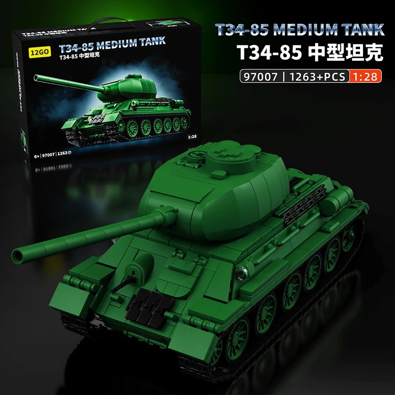 T34-85 Tank Model Kit - 1263PC - Interior Design And Build review and price
