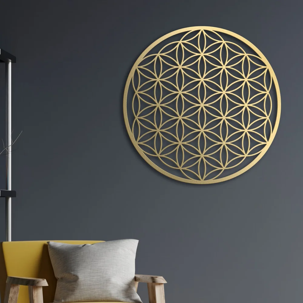 Flower of Life Metal Wall Art  - Interior Design Modern review and price