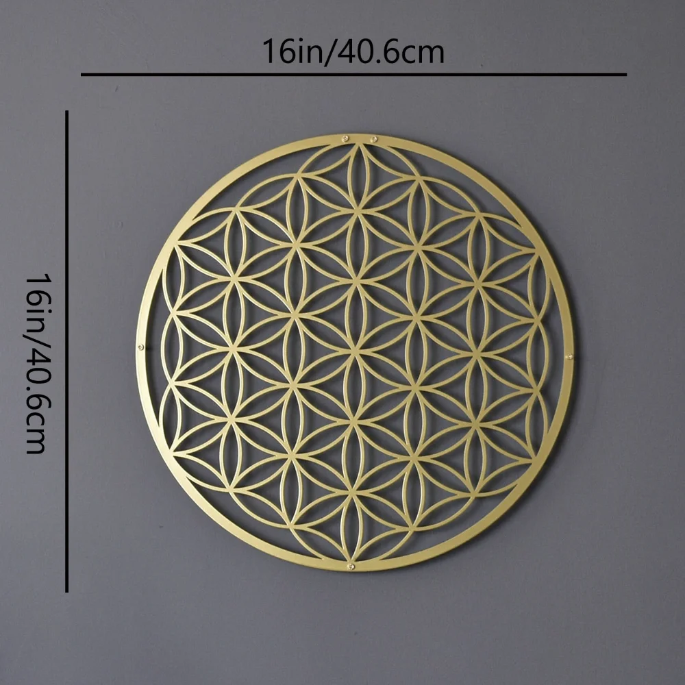 Flower of Life Metal Wall Art  - Interior Design Modern review and price