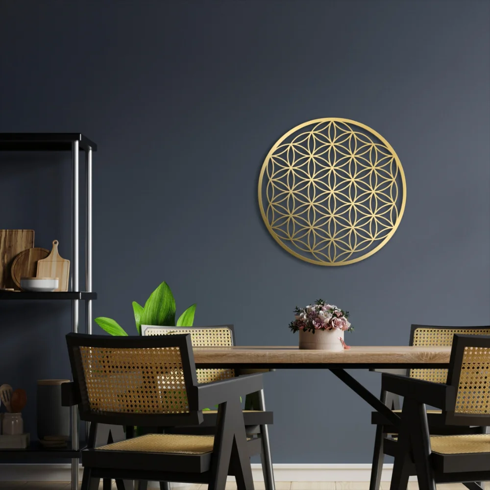 Flower of Life Metal Wall Art  - Interior Design Modern review and price