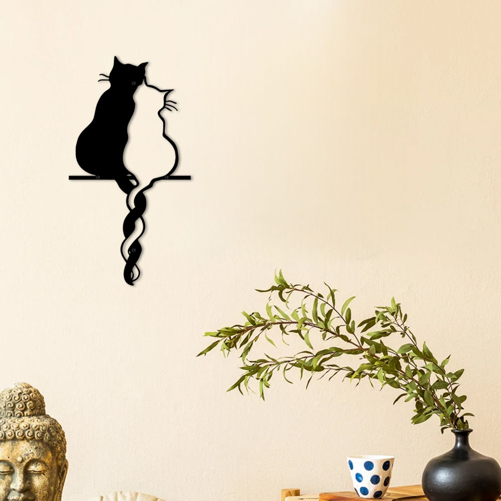 Metal Lovers Cat Wall Art Hang - Interior Design Modern review and price