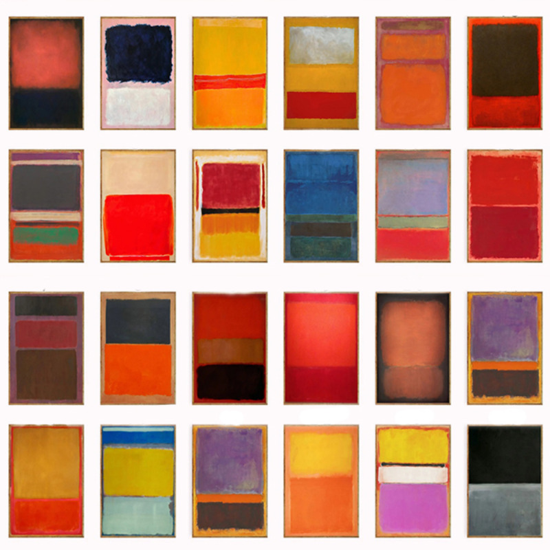 Wall Decor, Mark Rothko Poster - Interior Design Modern review and price