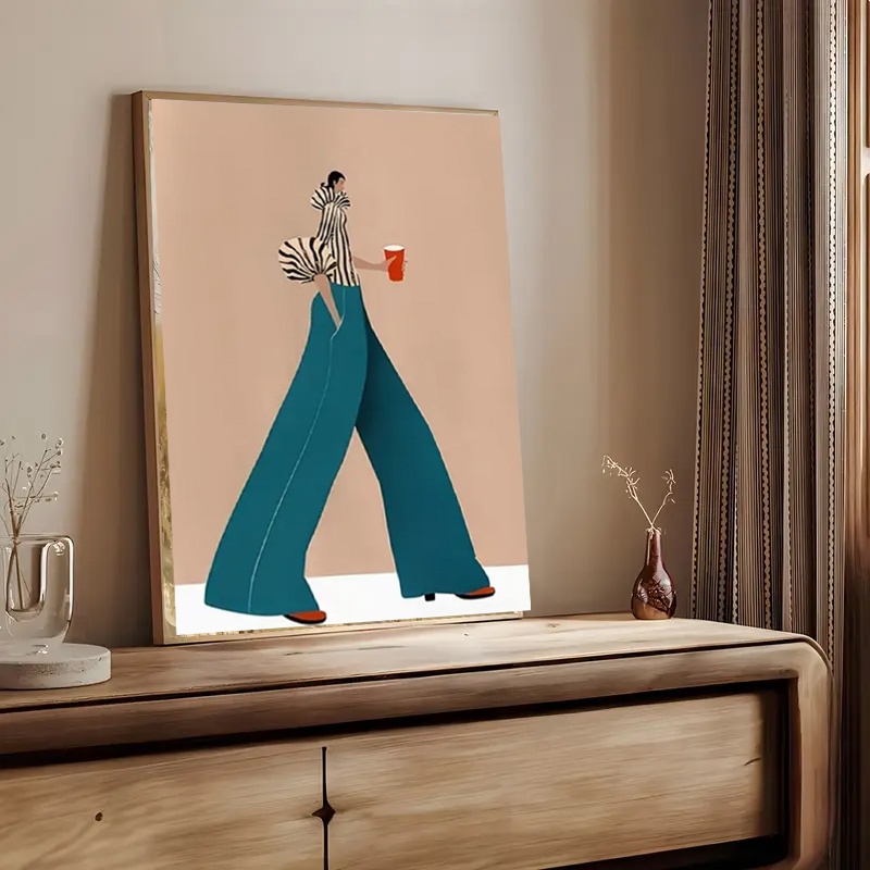 Fashionable Blue Pants Woman P - Interior Design Modern review and price