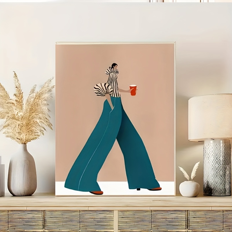 Fashionable Blue Pants Woman P - Interior Design Modern review and price